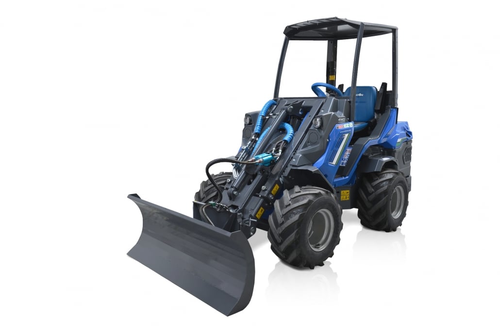 dozer blade full view from left side