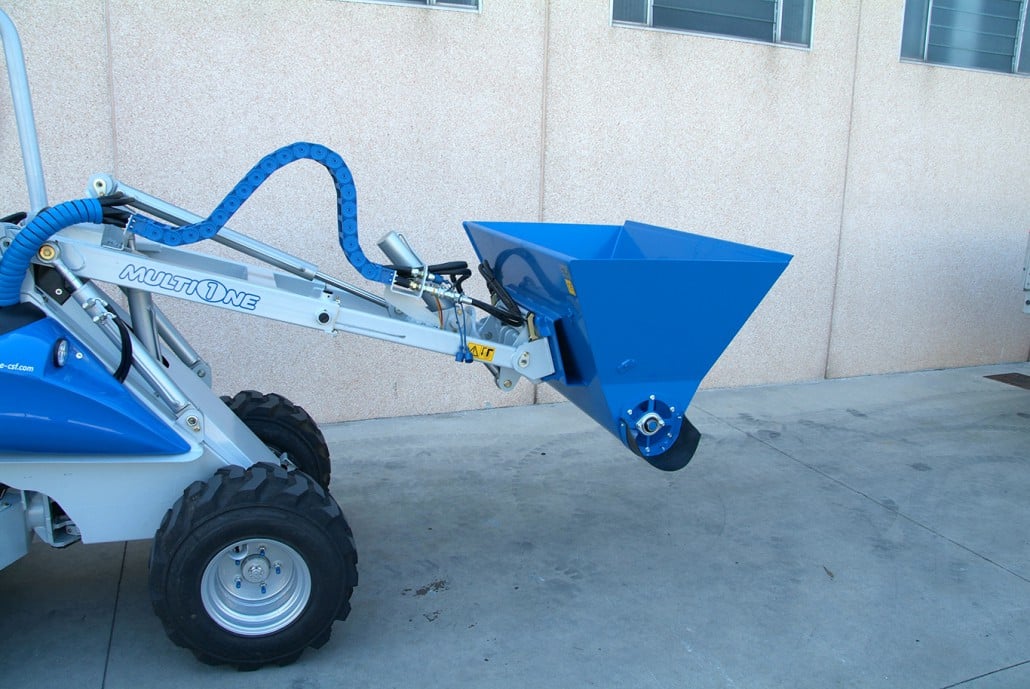 lifted feed dispenser from behind