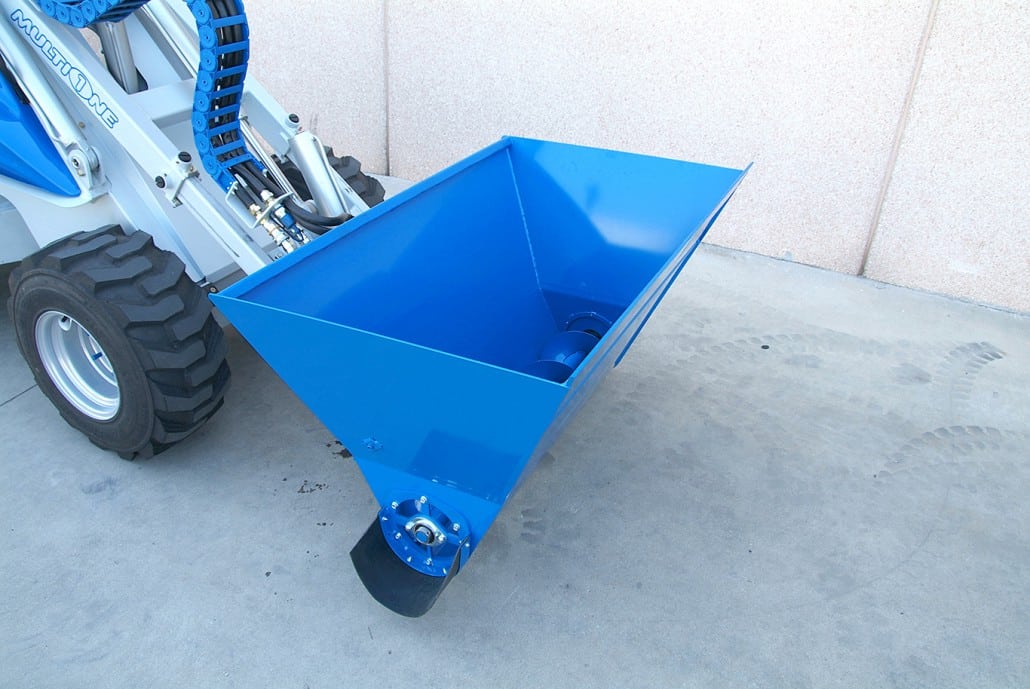 detail of a feed dispenser