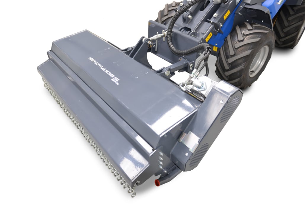 flail mower detail from above