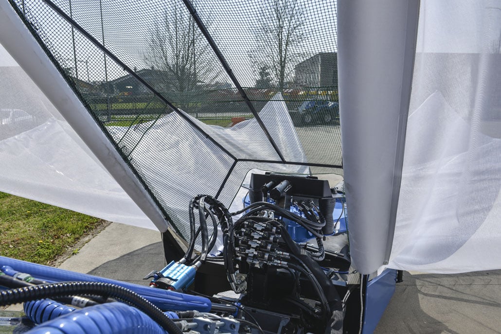 detail from the cabin interiors of the tree shaker