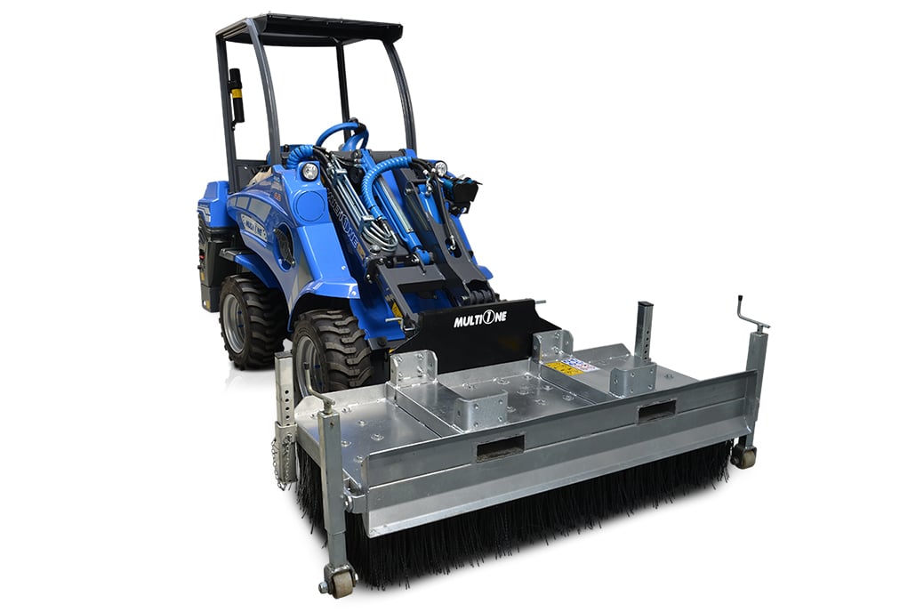 push broom view from the right angle