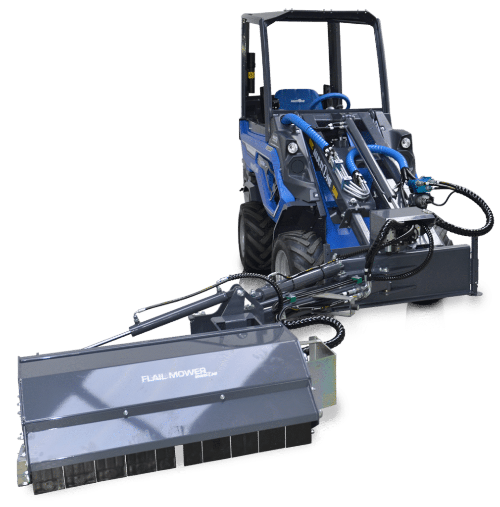 Trincia con spostamento laterale / Flail mower with side shift