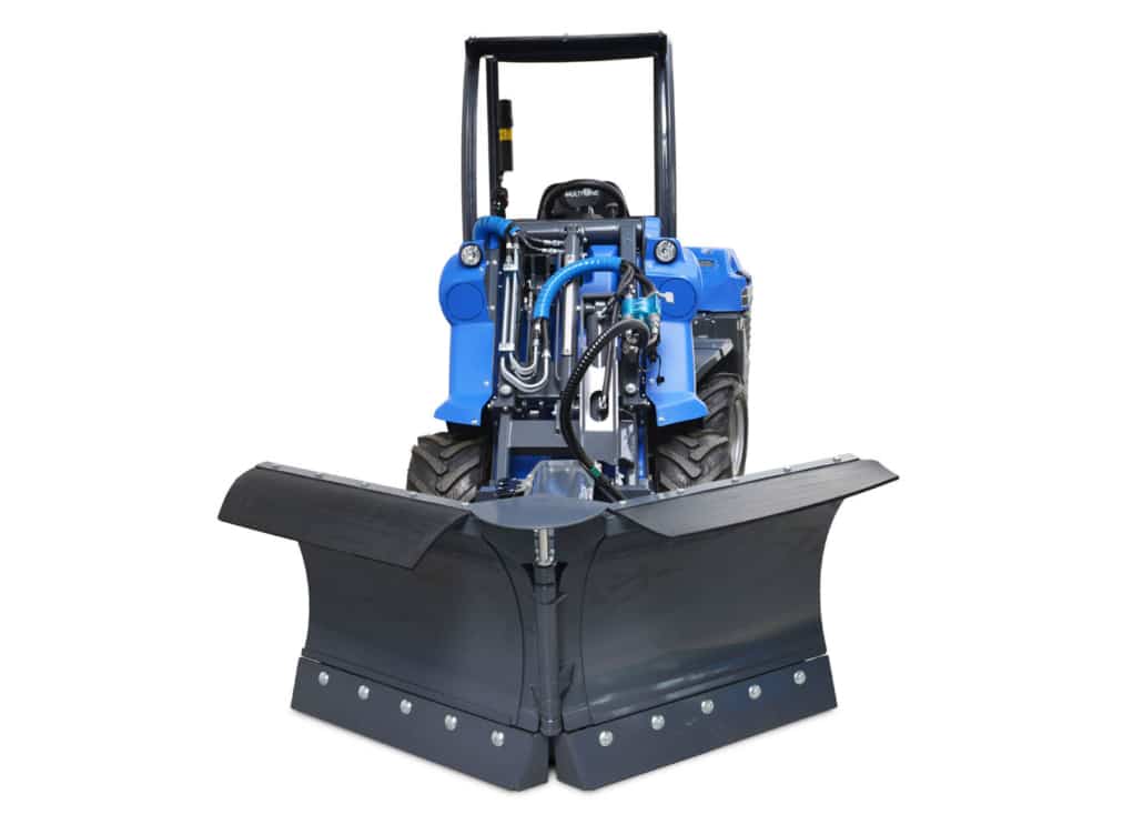 snow plow front view